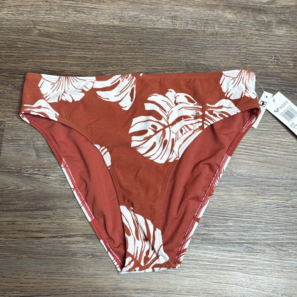 ROXY | NWT Garden Trip Full Bikini Bottom size Large